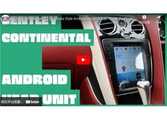 Bentley Flying Spur Continental 2015-2019 Tesla Android-Hauptgerät CarPlay Android Auto-WITSON