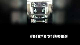 Massiver 13,6-Zoll-Bildschirm im Tesla-Stil für Land Cruiser Prado (TZG1801/1802)